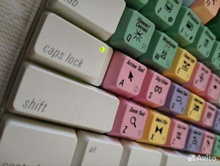 Клавиатура Apple A1048 Avid цветная
