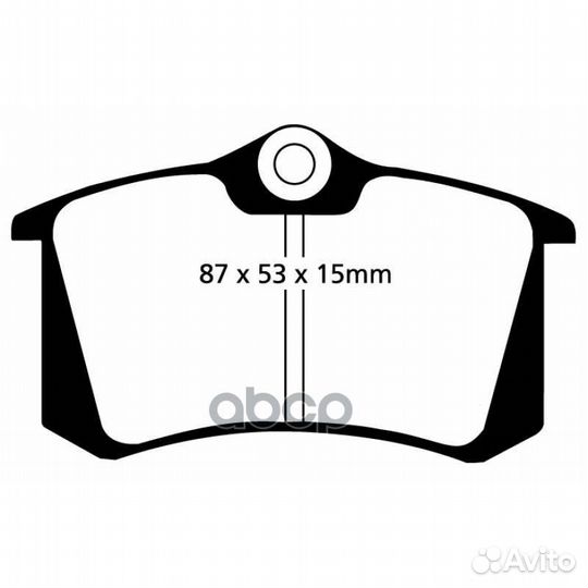 Накладки тормозные DP4680R EBC Brakes