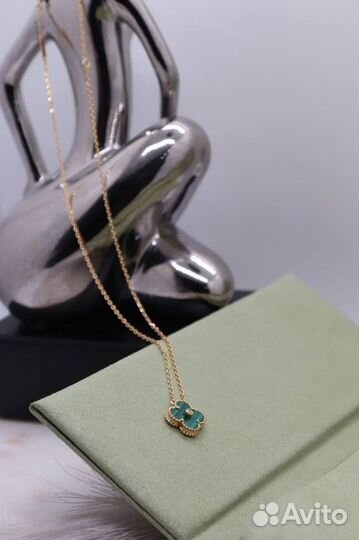 Серьги Van cleef Vgold