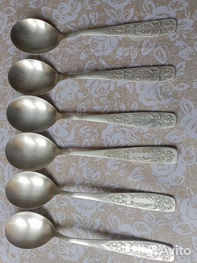 Набор ложек мельхиоровых
