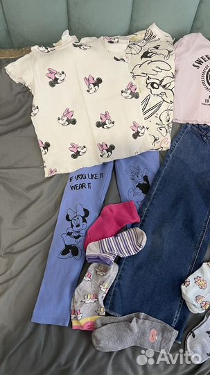 Одежда для девочки пакетом 122 128