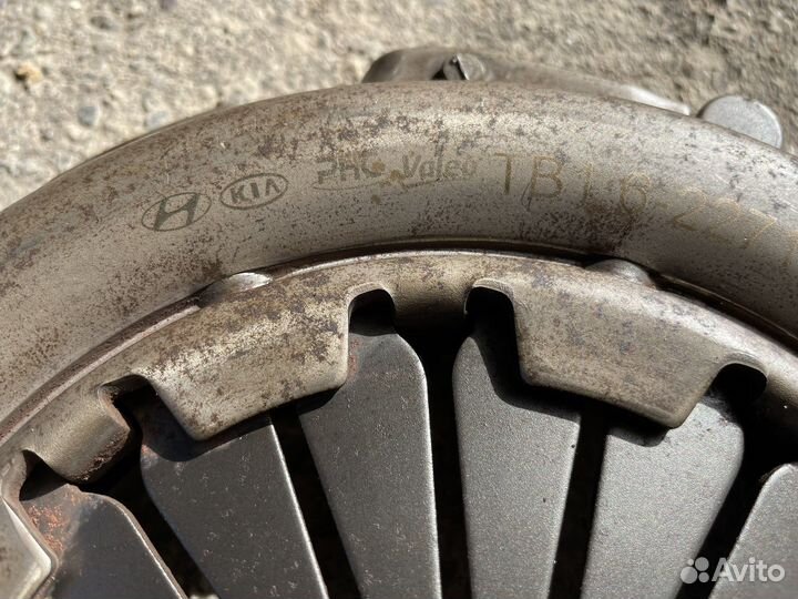 Сцепление на hyundai accent (диск и корзина)