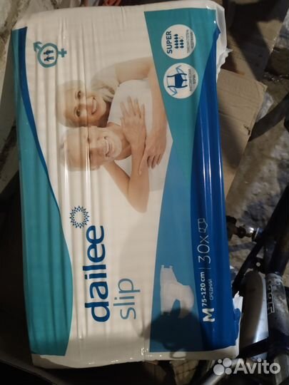 Памперсы для взрослых размер m по 30 штук