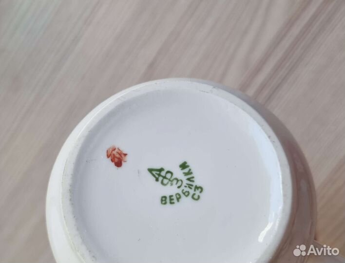 Чайный сервиз Вербилки, набор столовой посуды СССР