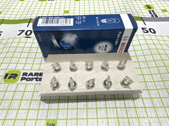 Лампа W5W 12VX5 W2.1x9.5d для Toyota