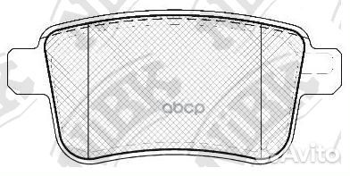 Колодки тормозные дисковые задние NiBK PN0533 Я