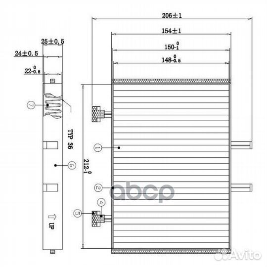 Фильтр салонный DFC0508 double force