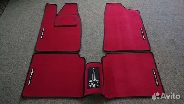 Автоковрики для ваз 2101 - 2107, красные