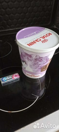 Ведро для кошачьей еды (сухого корма)