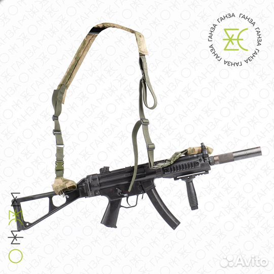 Ремень автоматный 1-2х точечный Оружейный ремень