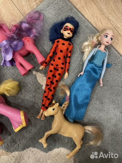 Игрушки для девочки, эльза, леди баг