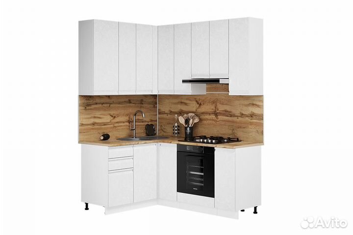 Модульная кухня Бруклин 1,4х1,8 м (Н)