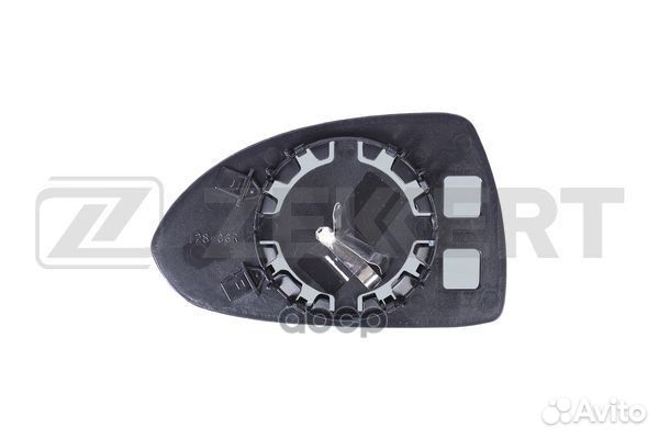 Зеркальный элемент правый выпуклый Opel Corsa D
