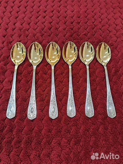 Набор чайных ложек мельхиор Кольчугино СССР