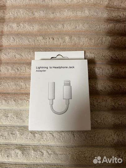 Переходник с lighting на aux