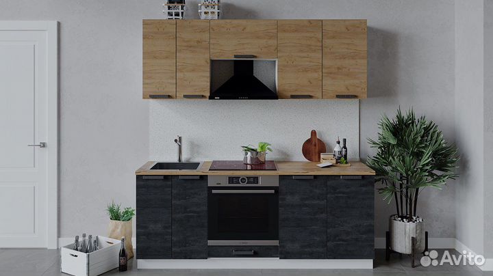 Кухня Детройт 2м