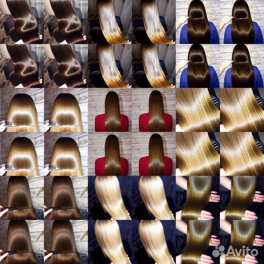 Ботокс волос, кератирование волос, полировка