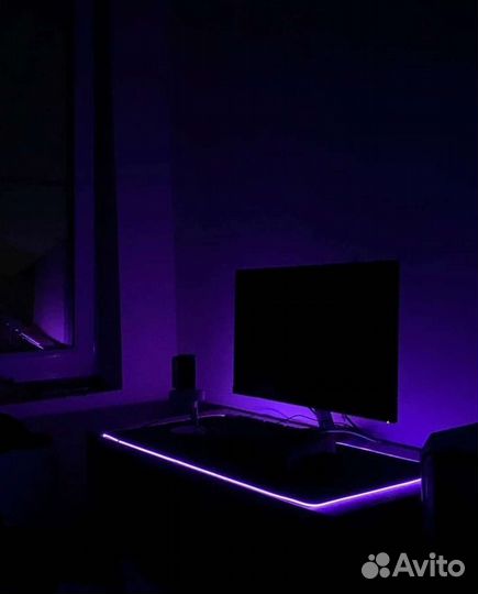 Игровой коврик для мыши с подсветкой