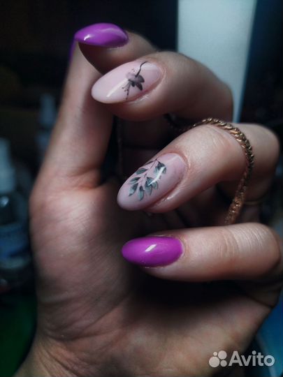 Маникюр гель лак