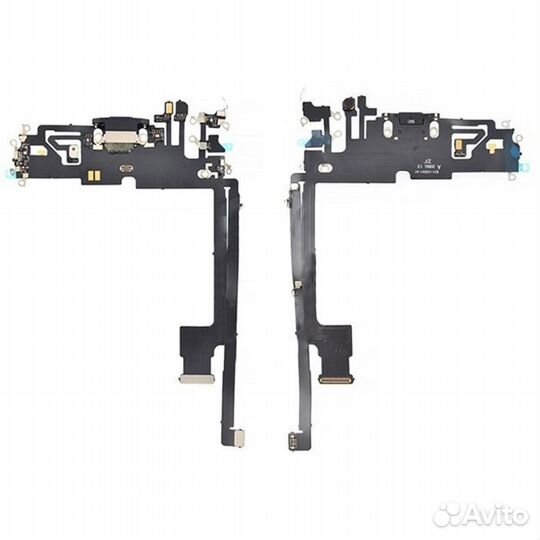 Шлейф для iPhone 12 Pro Max + разъем зарядки + мик