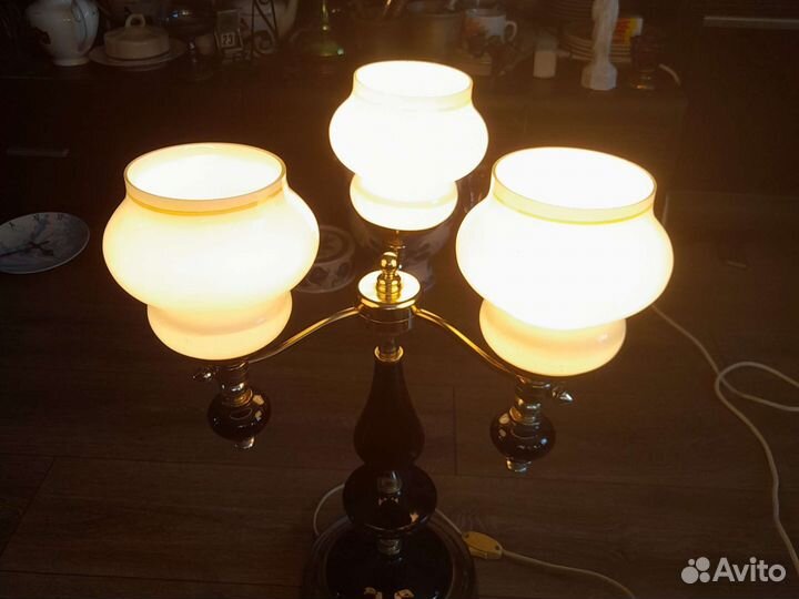 Настольная лампа СССР Большая Очень красивая