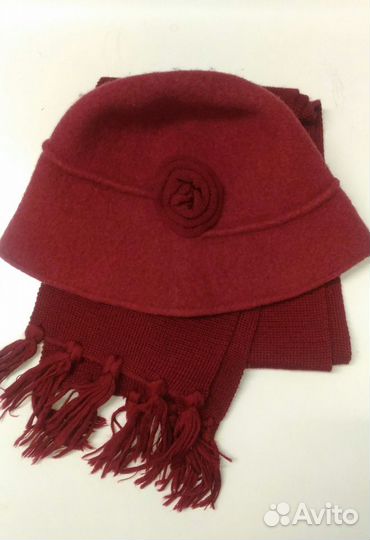 Комплект (шляпка и шарф)