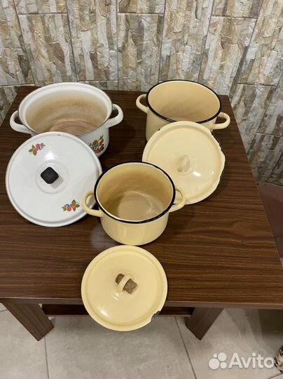 Эмалированная посуда СССР