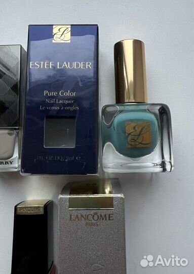 Лак для ногтей Burberry, estee lauder, lancome