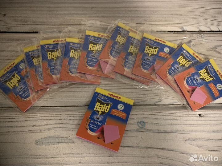 Бумага от комаров Raid