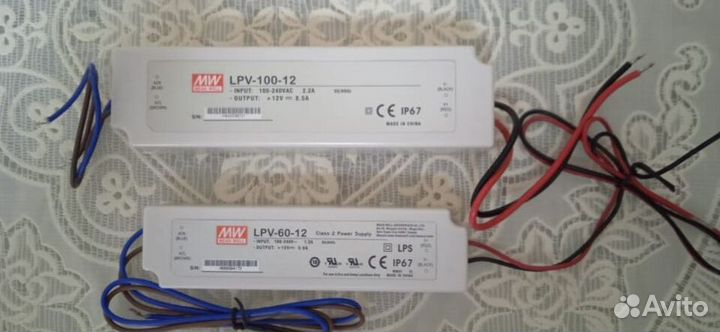 Блок питания 12 вольт 3 и 5 и 8 ампер герметичный