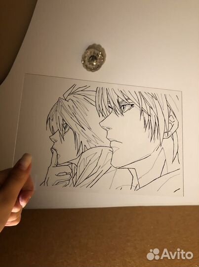 Аниме на стекле, Тетрадь смерти