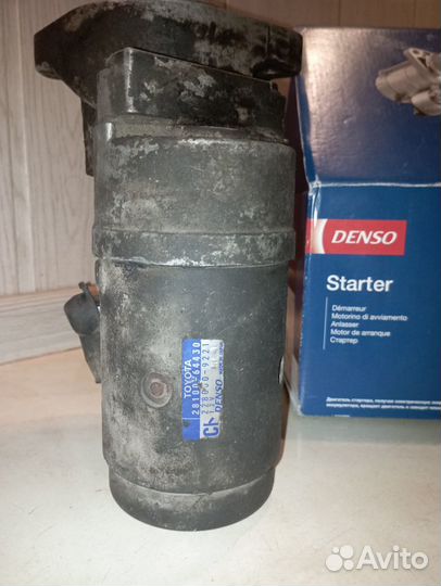 Стартер оригинал toyota avensis verso