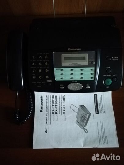 Телефон факс panasonic