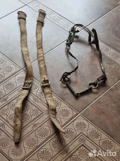 Трензель Подбрюшник сыромятная кожа СССР