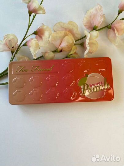 Палетка теней too Faced sweet peach