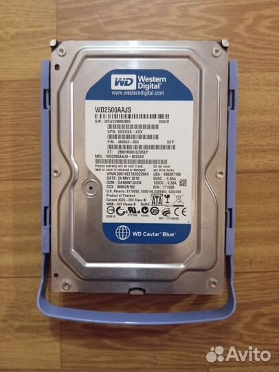 Жесткий диск 250 гигов состояние нового
