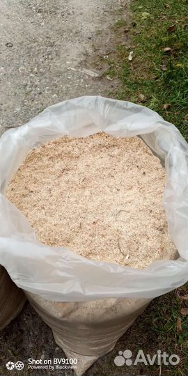 Опилки в мешках,естественной влажности