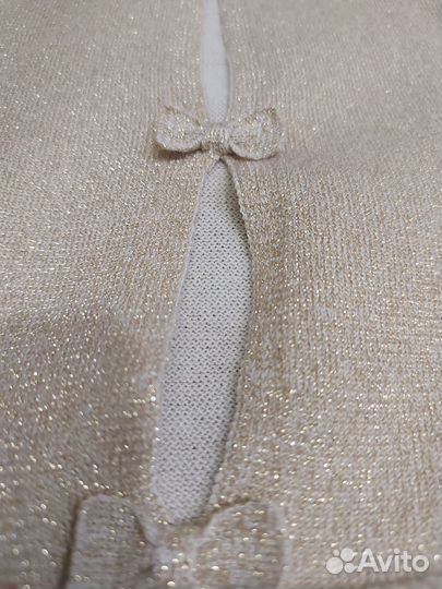 Кардиган для девочки укороченный