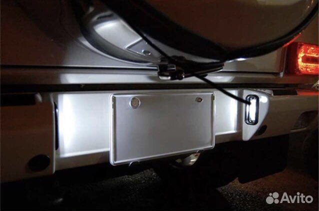 Подсветка LED гос номера Mercedes G-class