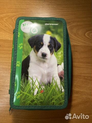 Пенал для девочки двухъярусный