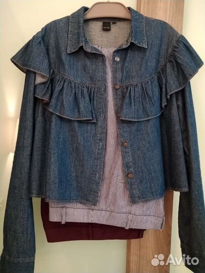 Джинсовая блузка