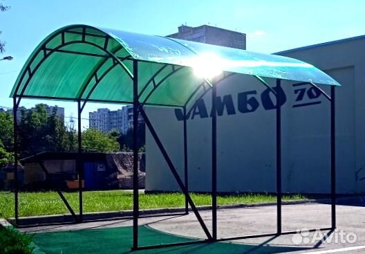 Нaвеc уcилeнный 3.6 x 3.0м. Бeседка