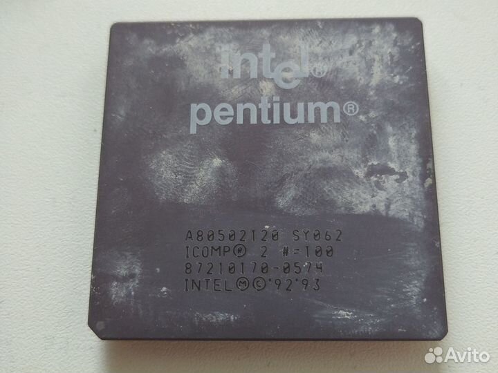 Ретро процессоры intel