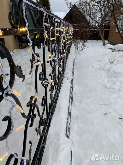 Новогодняя гирлянда Монтаж