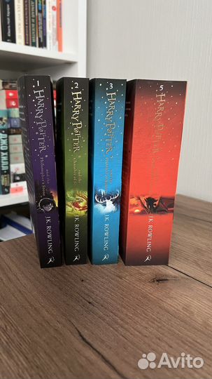 4 книги Гарри Поттер на английском языке