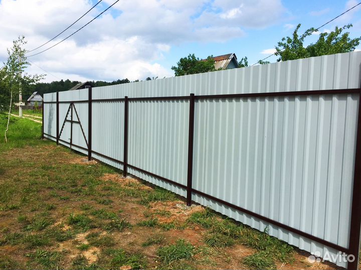 Забор металлический качественно качественно