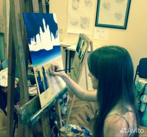 Уроки рисования маслом акварелью учитель рисования