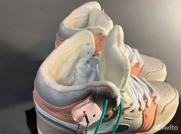 Кроссовки Nike Air Jordan тёплые (Арт.64707)