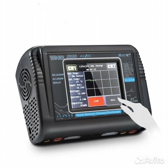 Зарядка lipo/nimh htrc T240 Duo 2-х портовая