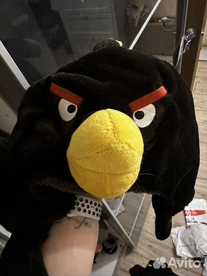 Angry Birds шапка карнавальная плюш